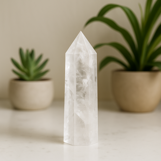 Clear Quartz Tower