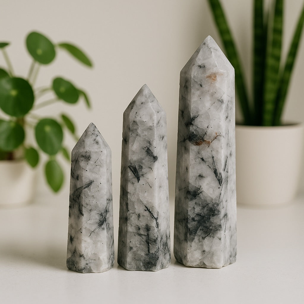 Tourmalinated Quartz Tower